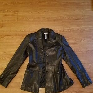 bebe leather jacket